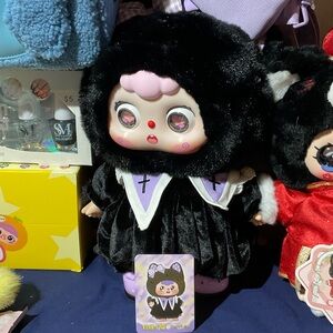 Adorable Black and Purple Doubao 400% Cat!